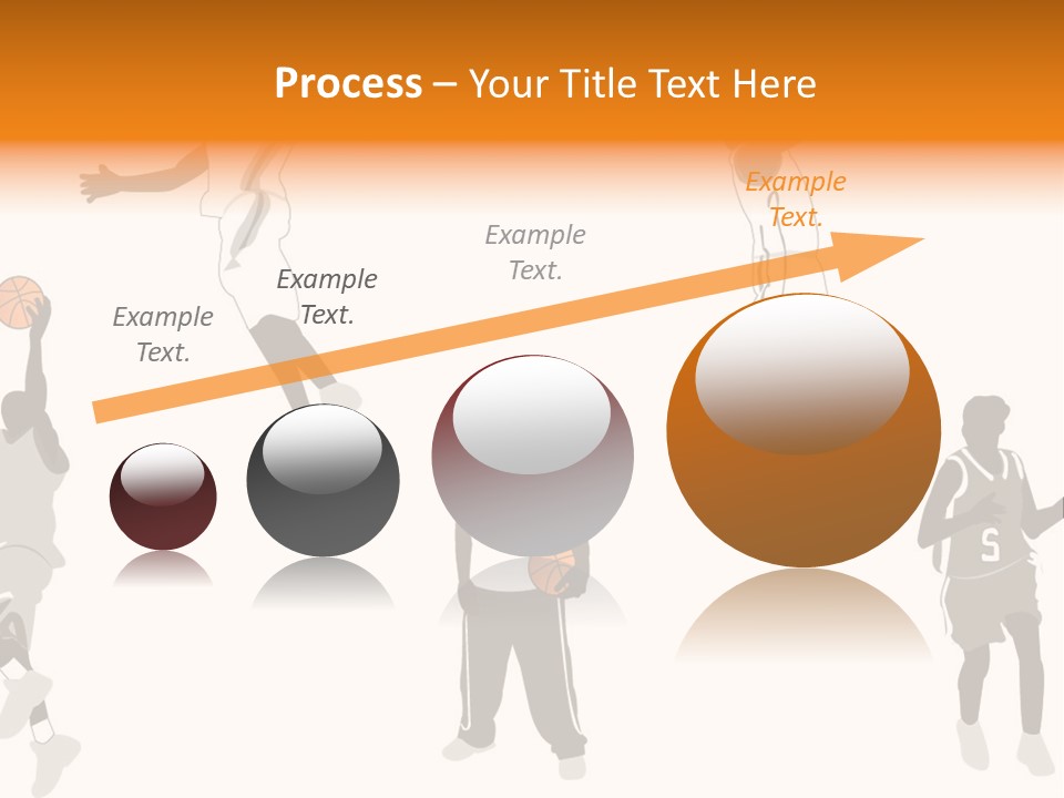 Champion Basketball Figure PowerPoint Template