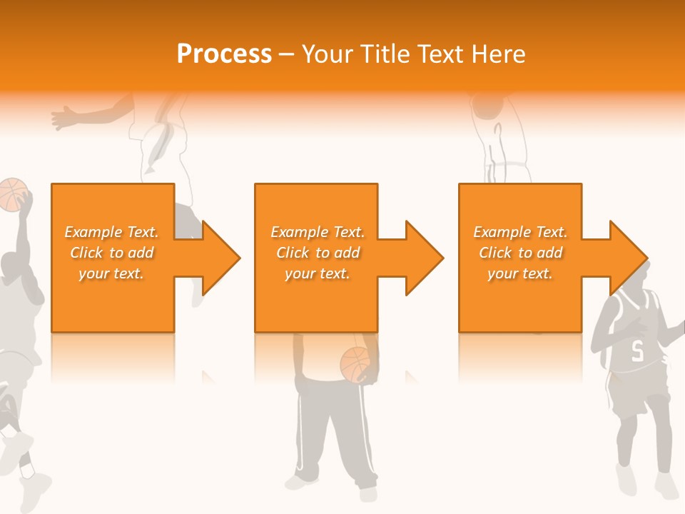 Champion Basketball Figure PowerPoint Template