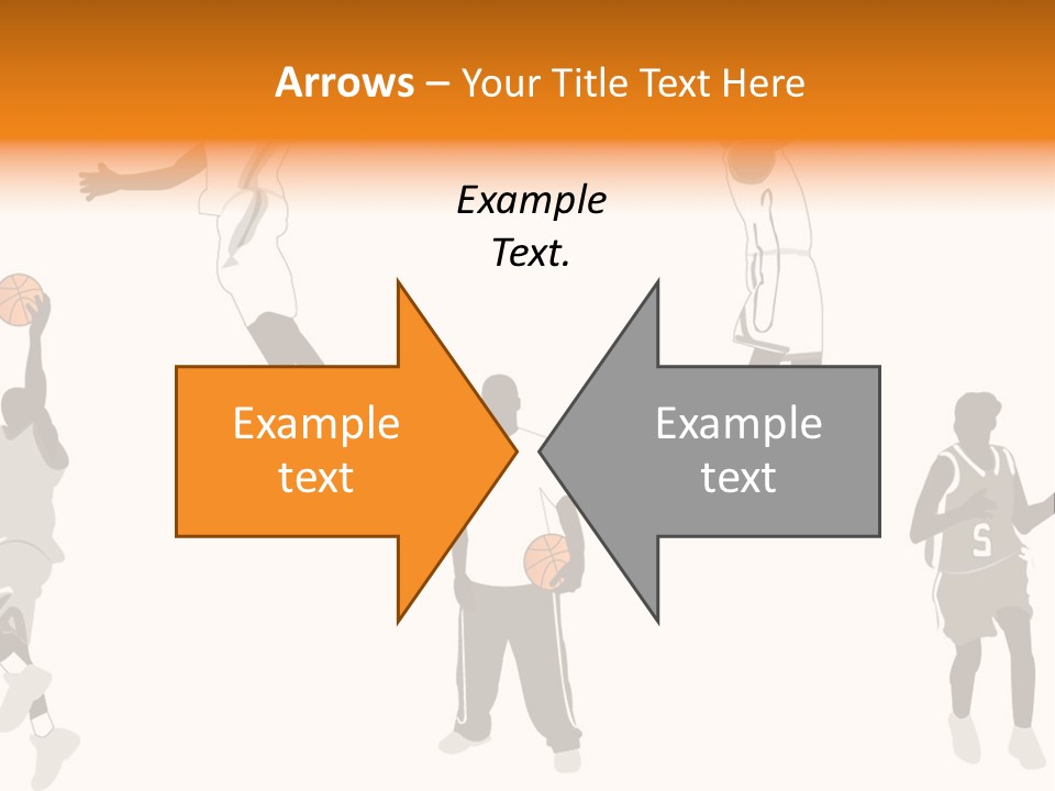 Champion Basketball Figure PowerPoint Template