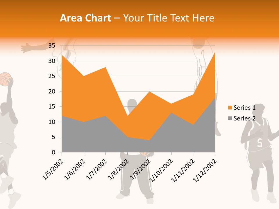 Champion Basketball Figure PowerPoint Template