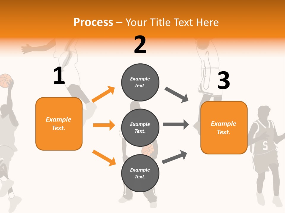 Champion Basketball Figure PowerPoint Template
