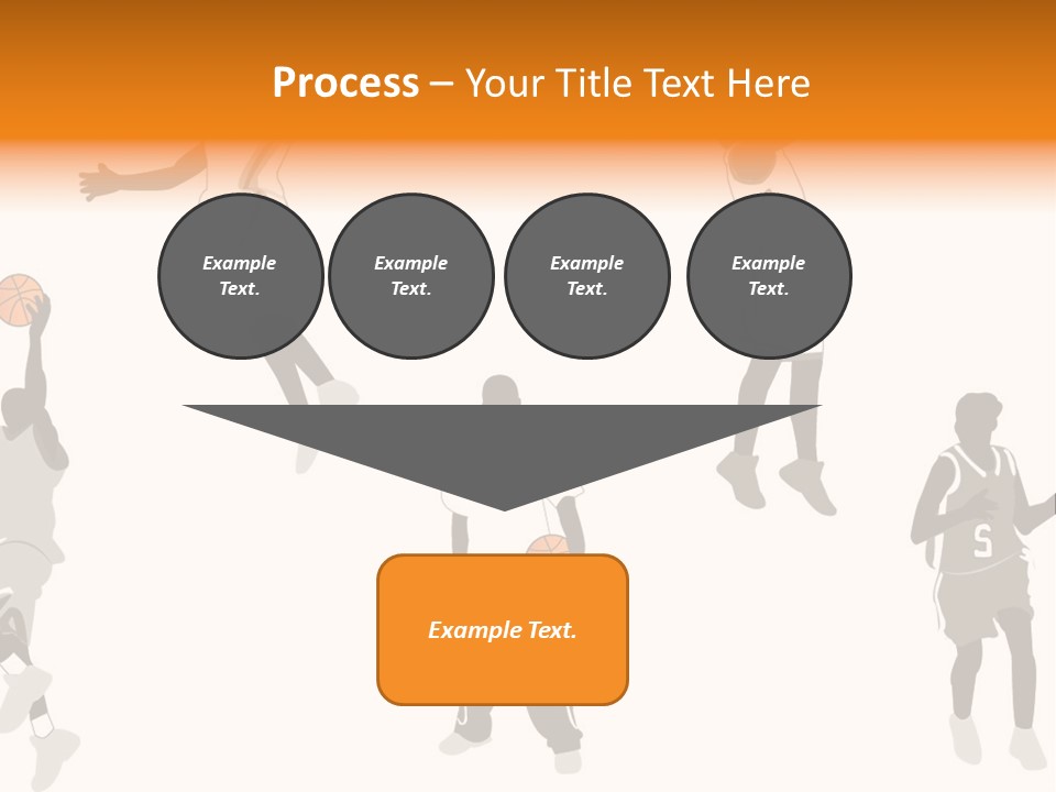Champion Basketball Figure PowerPoint Template