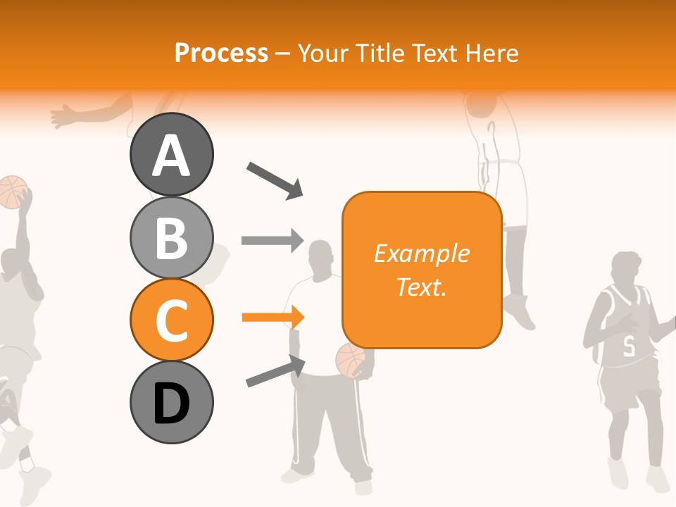 Champion Basketball Figure PowerPoint Template