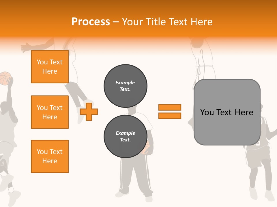 Champion Basketball Figure PowerPoint Template