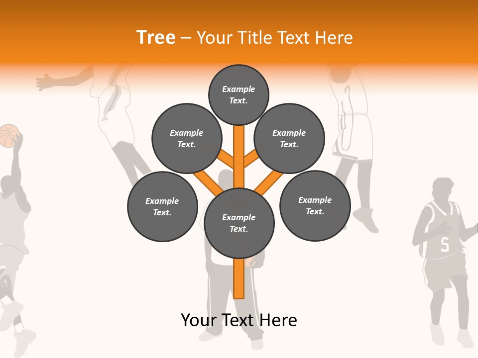 Champion Basketball Figure PowerPoint Template