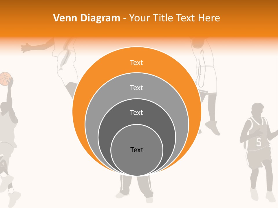 Champion Basketball Figure PowerPoint Template