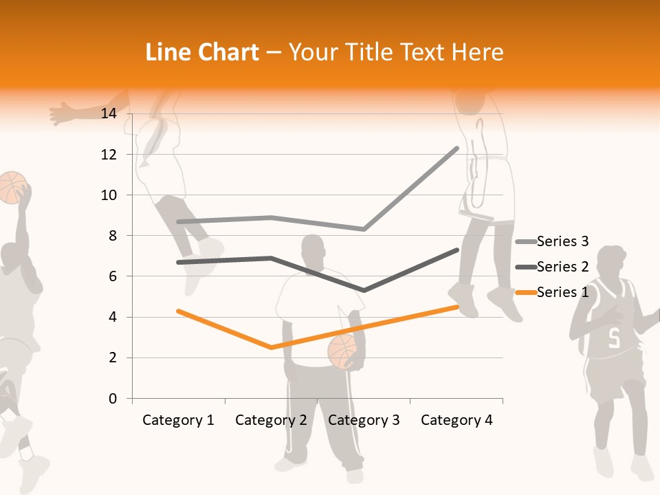 Champion Basketball Figure PowerPoint Template