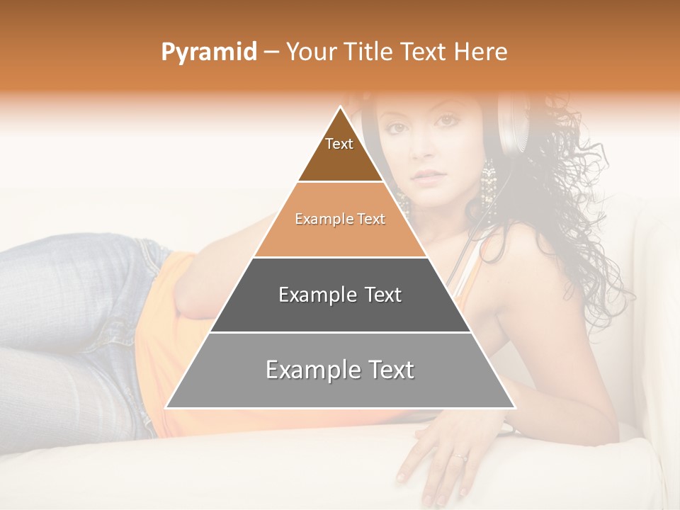 Female Furniture Living PowerPoint Template