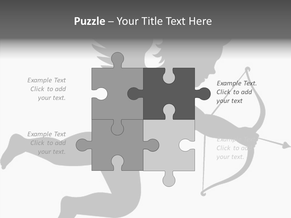 Vector Valentine's Day Illustration PowerPoint Template