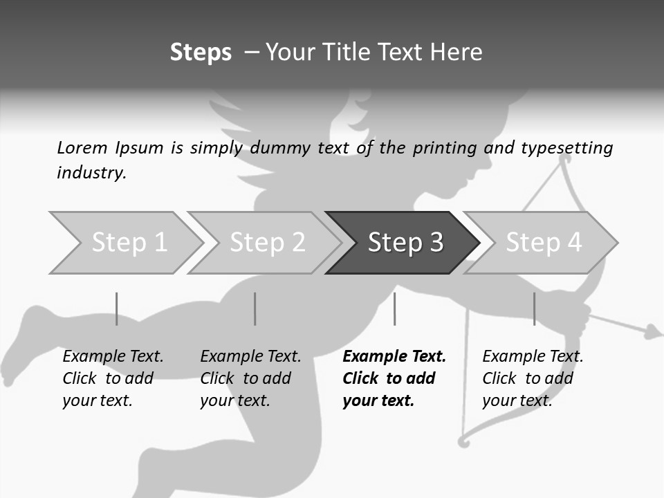 Vector Valentine's Day Illustration PowerPoint Template