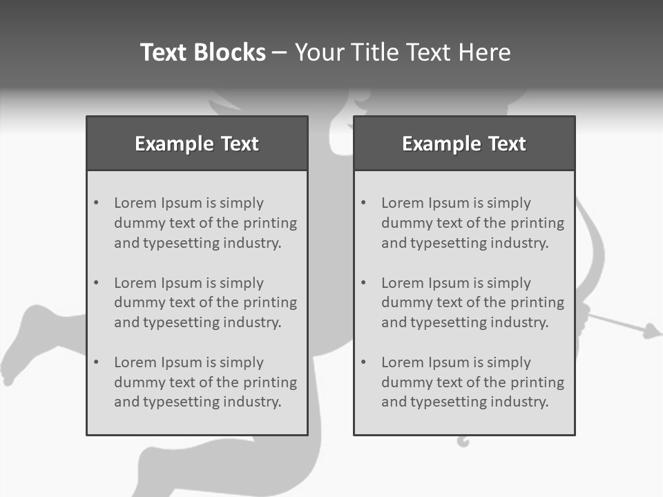 Vector Valentine's Day Illustration PowerPoint Template