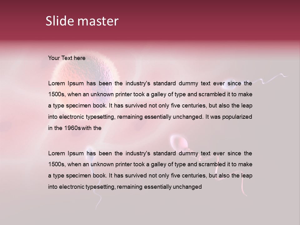 Reproduction Dna Internal PowerPoint Template