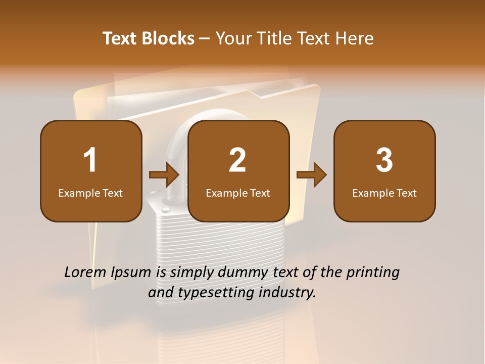 File-Folder Reflect Clo E PowerPoint Template