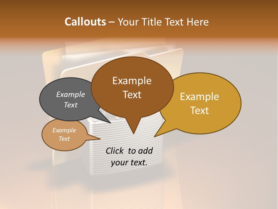 File-Folder Reflect Clo E PowerPoint Template