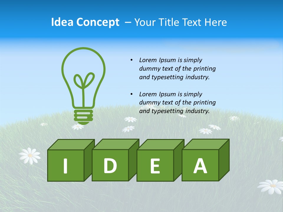 Farmland Agriculture Lone PowerPoint Template