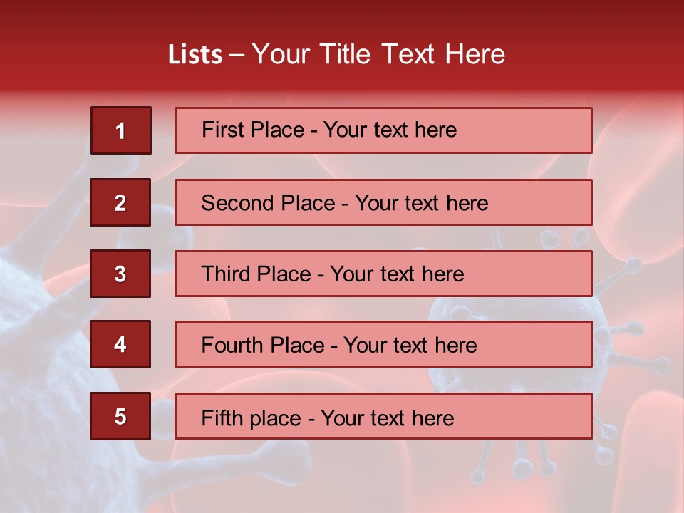 Artery Sick Biology PowerPoint Template