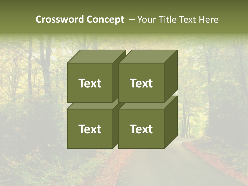 Gold Walk Colorful PowerPoint Template