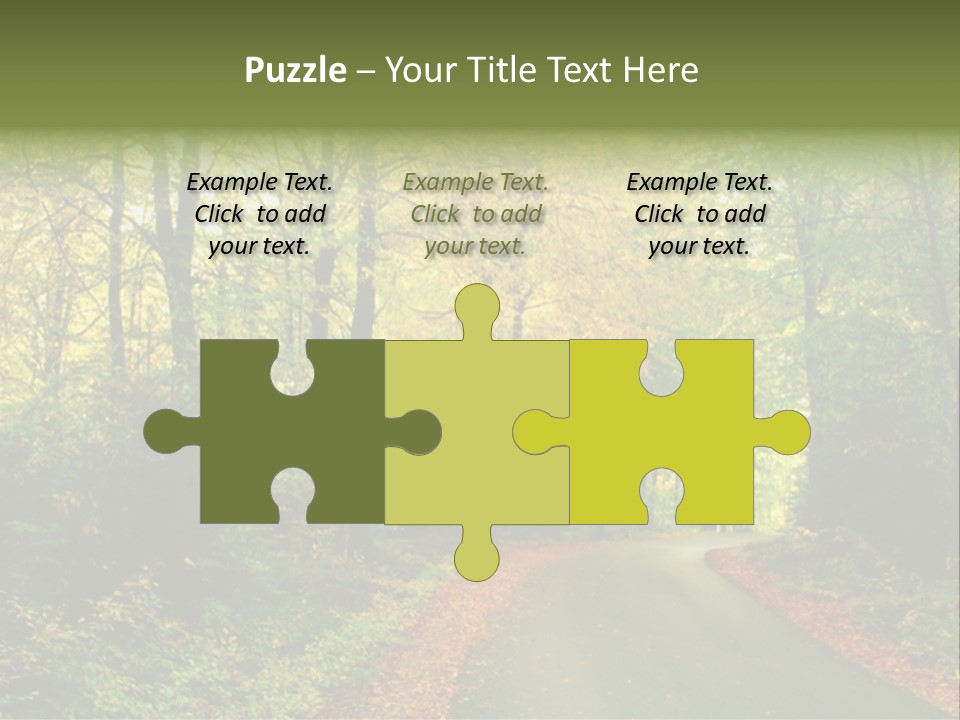 Gold Walk Colorful PowerPoint Template