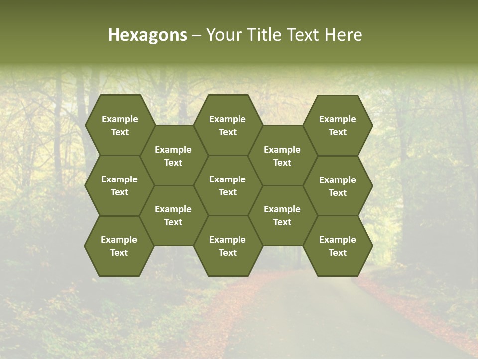 Gold Walk Colorful PowerPoint Template