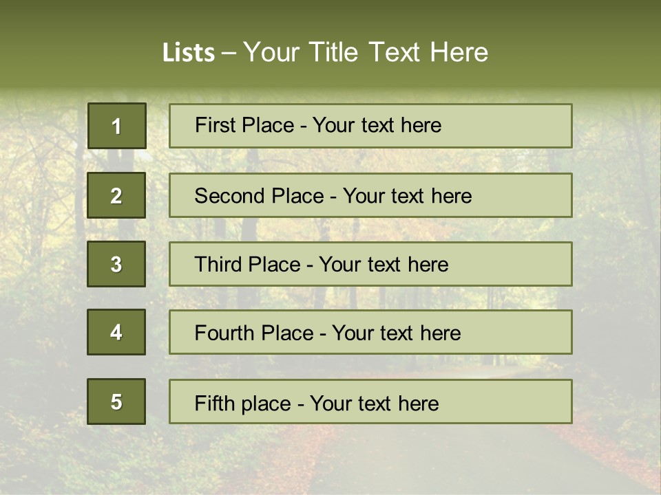Gold Walk Colorful PowerPoint Template