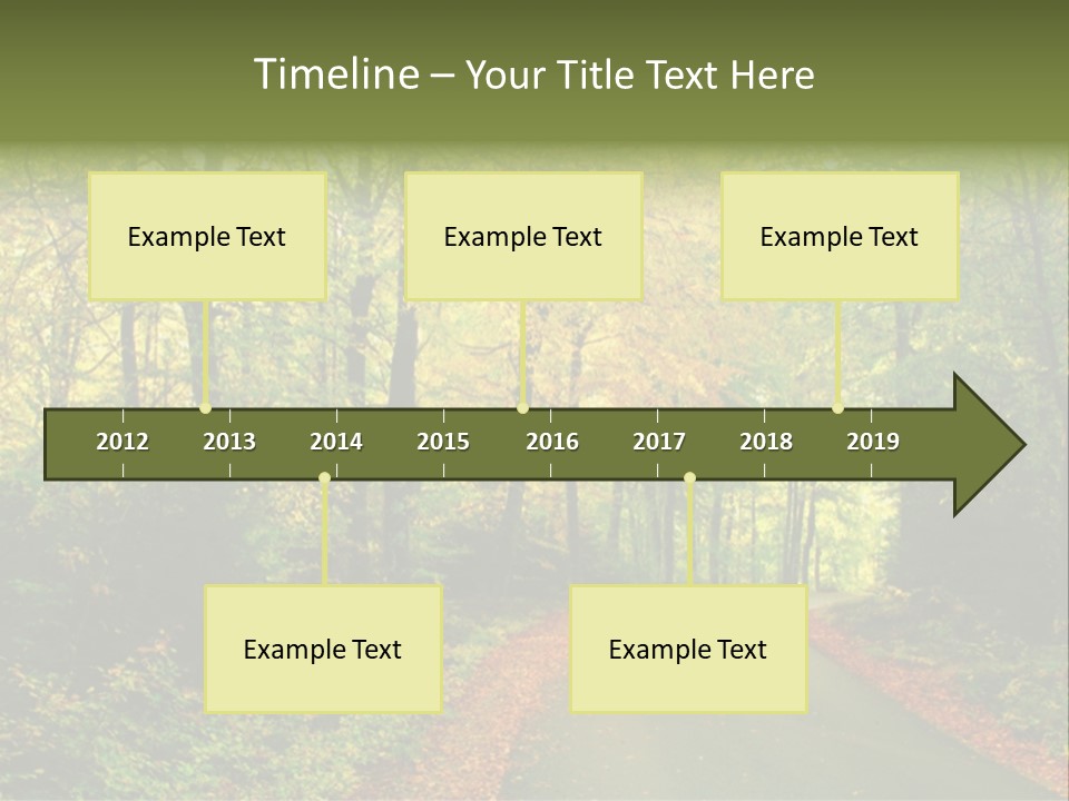 Gold Walk Colorful PowerPoint Template