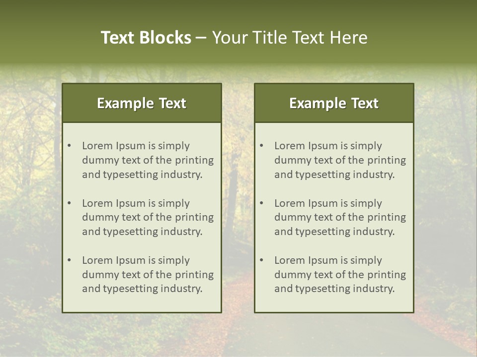 Gold Walk Colorful PowerPoint Template