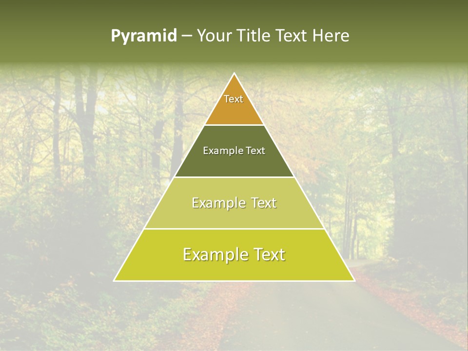 Gold Walk Colorful PowerPoint Template