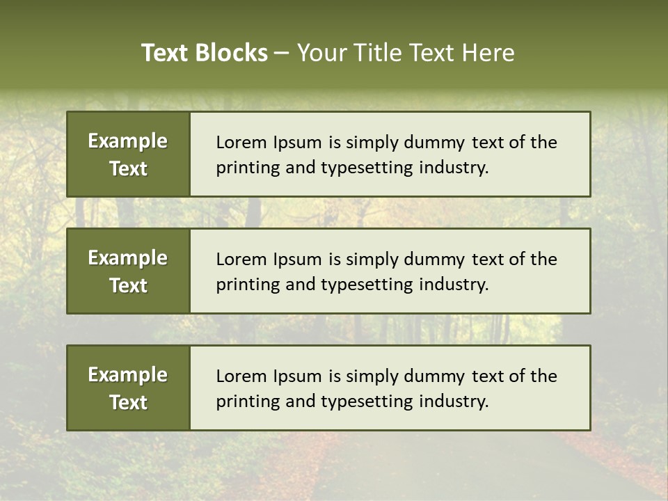 Gold Walk Colorful PowerPoint Template