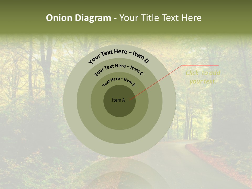 Gold Walk Colorful PowerPoint Template