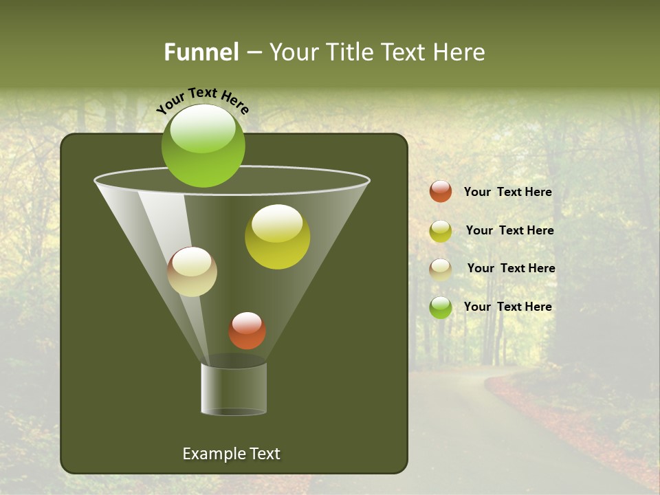 Gold Walk Colorful PowerPoint Template