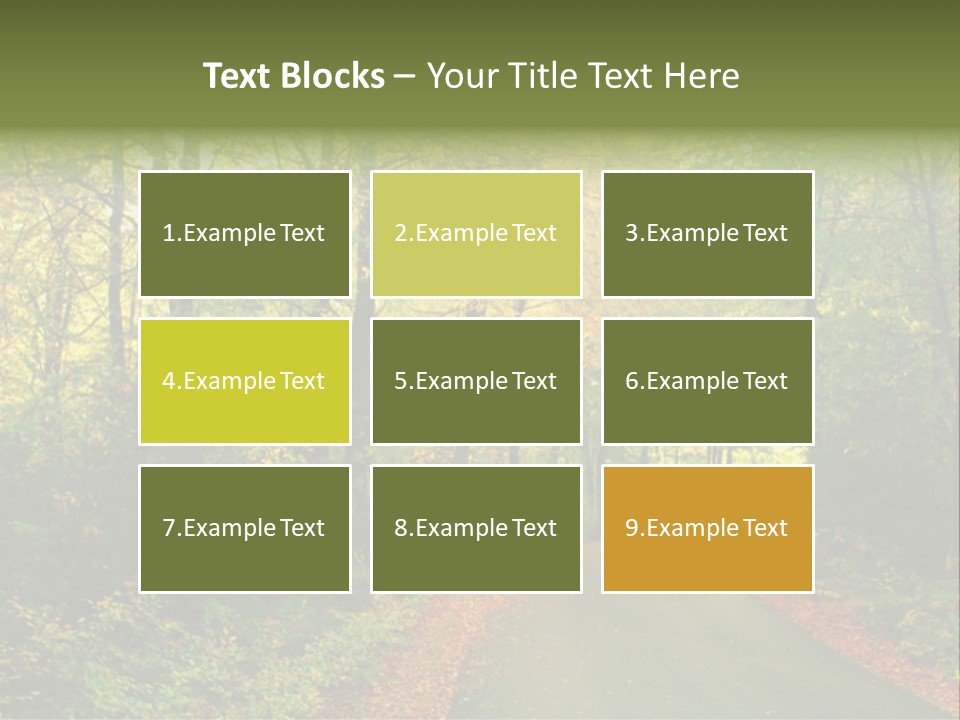 Gold Walk Colorful PowerPoint Template