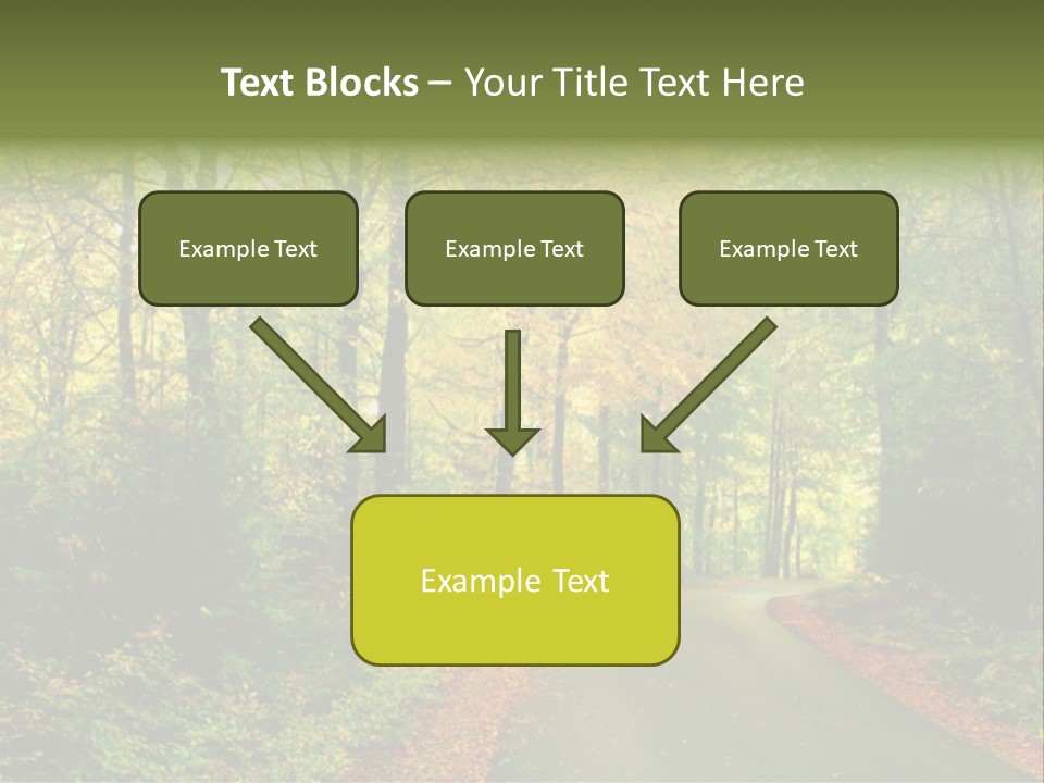 Gold Walk Colorful PowerPoint Template