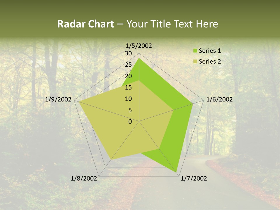 Gold Walk Colorful PowerPoint Template