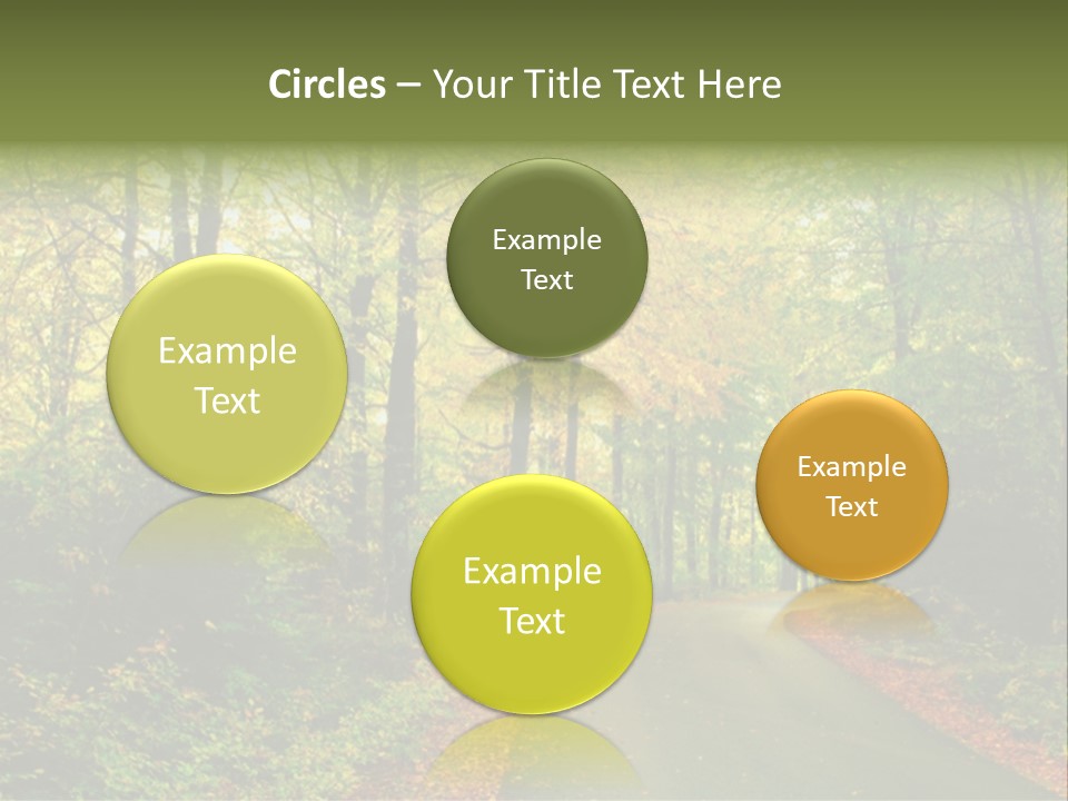 Gold Walk Colorful PowerPoint Template