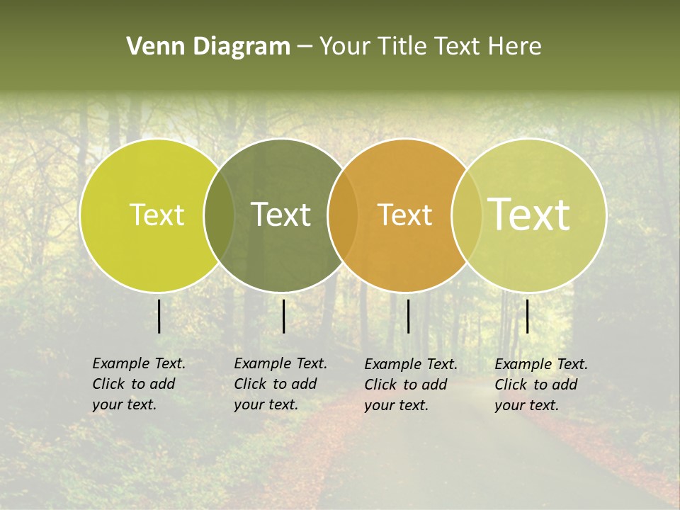 Gold Walk Colorful PowerPoint Template