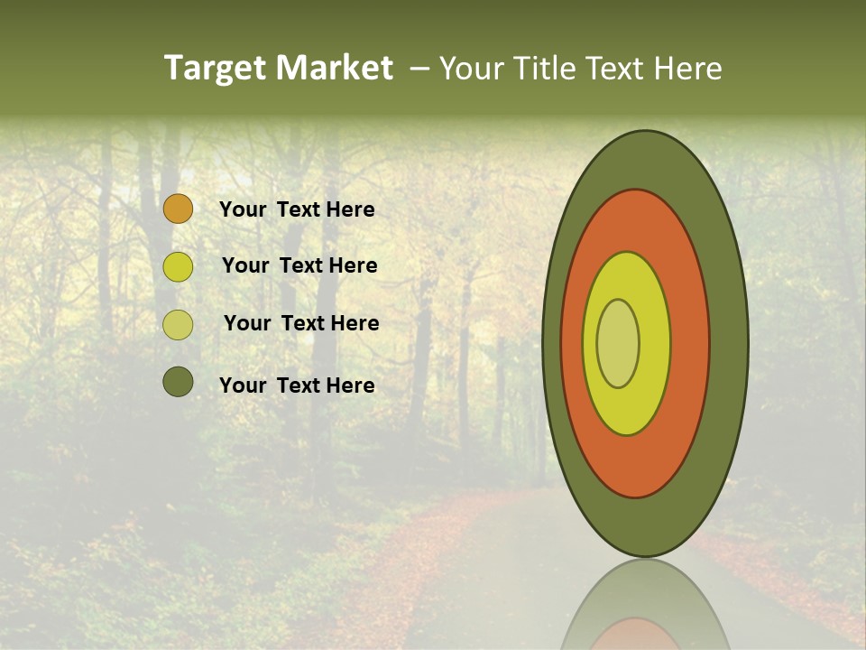 Gold Walk Colorful PowerPoint Template