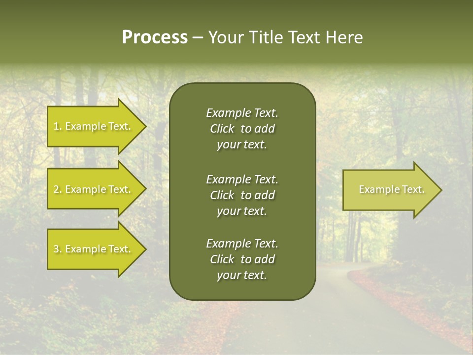 Gold Walk Colorful PowerPoint Template