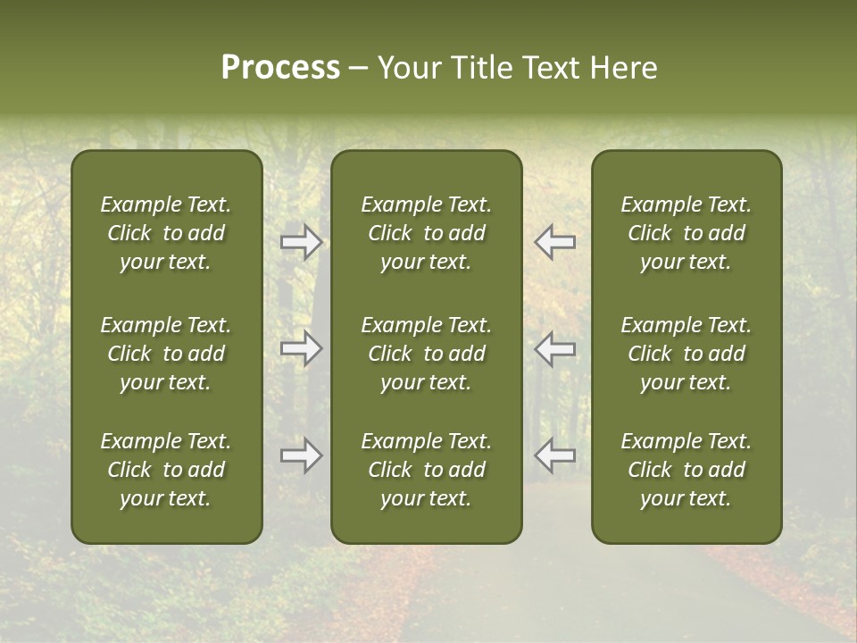 Gold Walk Colorful PowerPoint Template