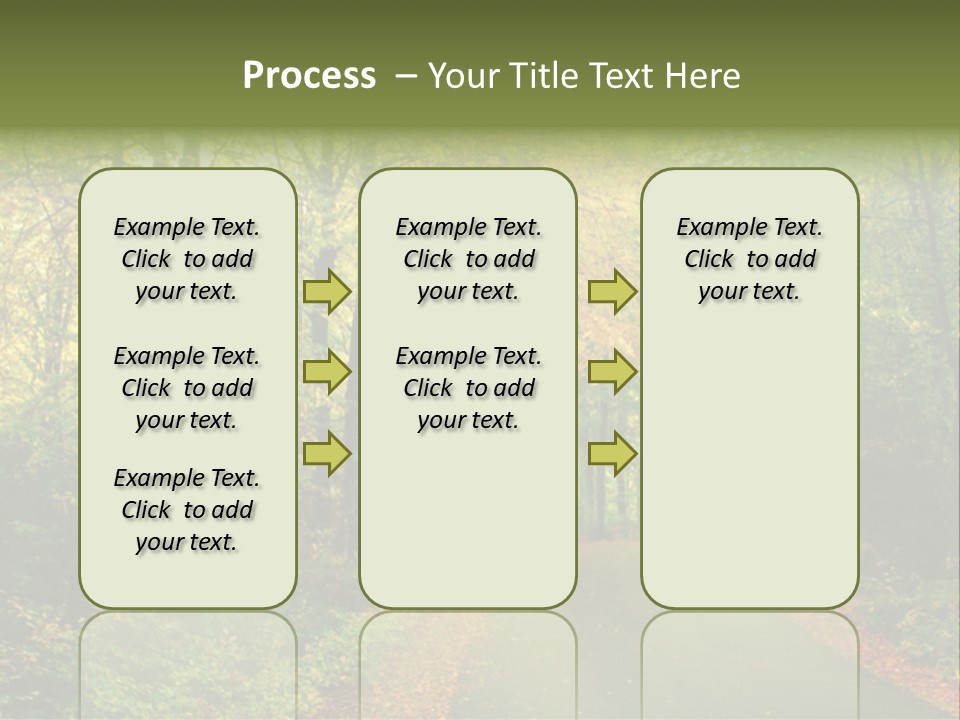 Gold Walk Colorful PowerPoint Template