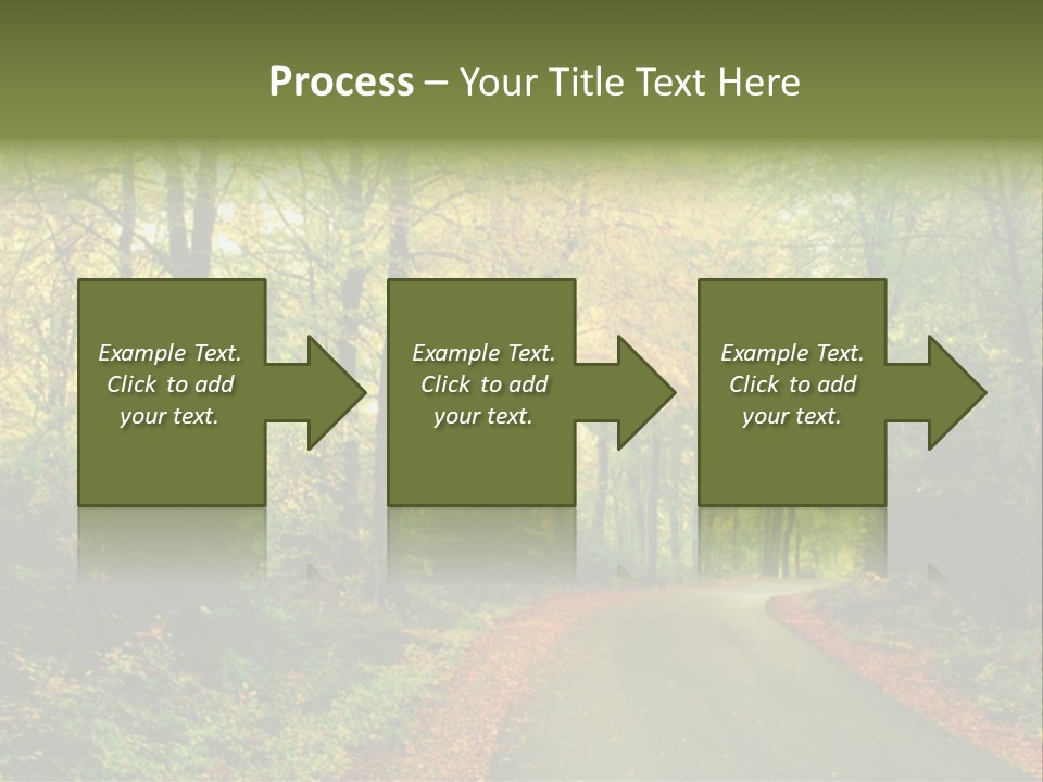 Gold Walk Colorful PowerPoint Template