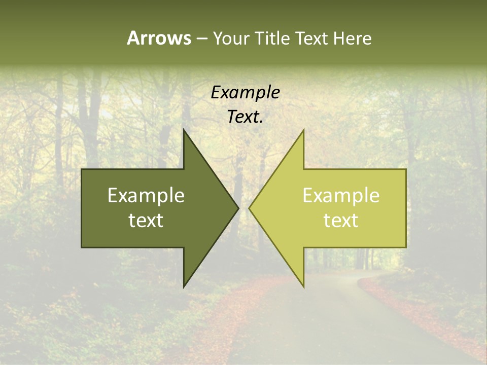 Gold Walk Colorful PowerPoint Template