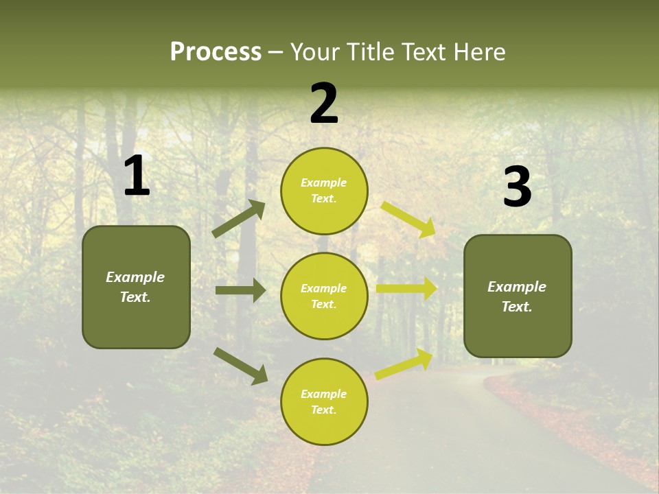 Gold Walk Colorful PowerPoint Template