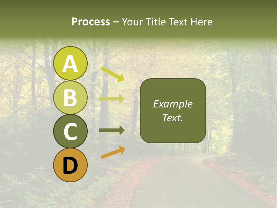 Gold Walk Colorful PowerPoint Template