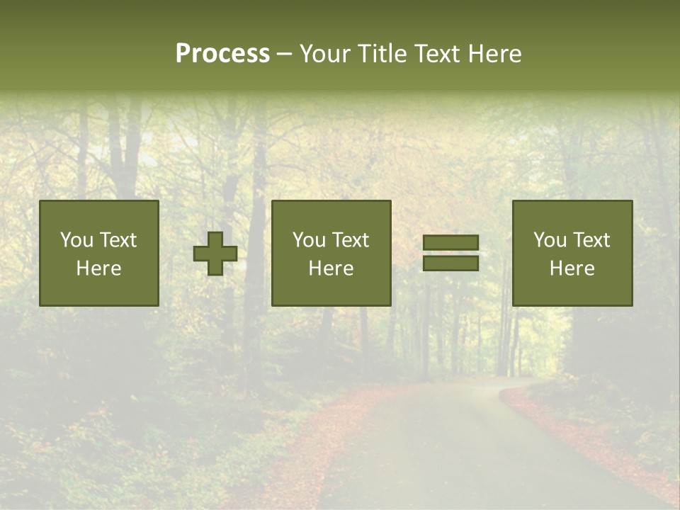 Gold Walk Colorful PowerPoint Template