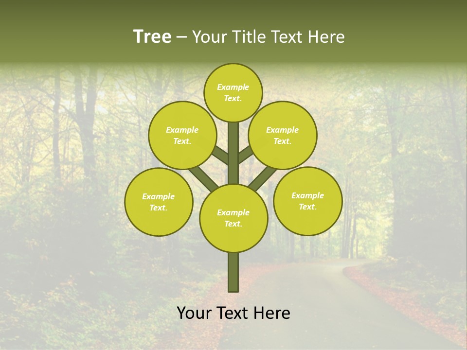 Gold Walk Colorful PowerPoint Template