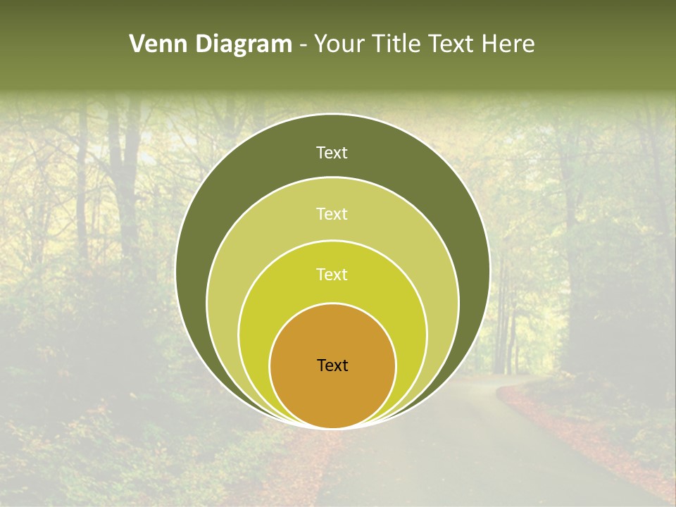 Gold Walk Colorful PowerPoint Template