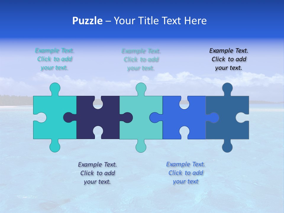 Tahiti Relaxing Vacation PowerPoint Template