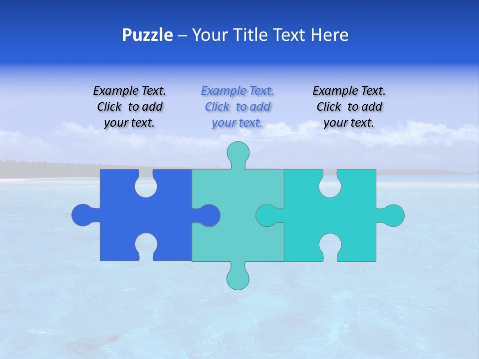 Tahiti Relaxing Vacation PowerPoint Template