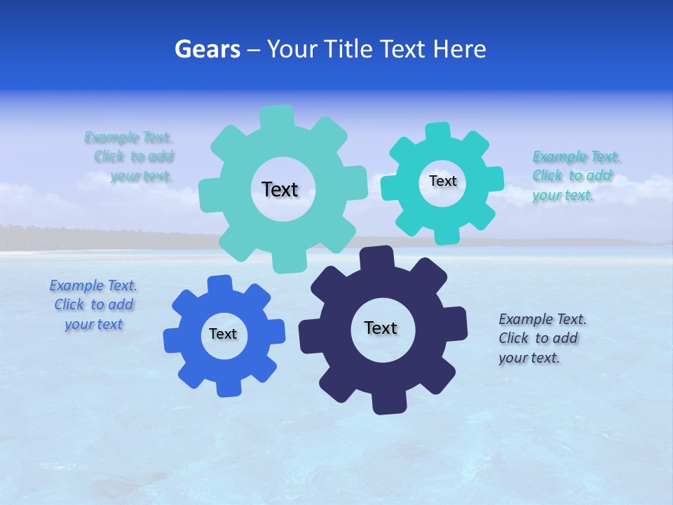 Tahiti Relaxing Vacation PowerPoint Template