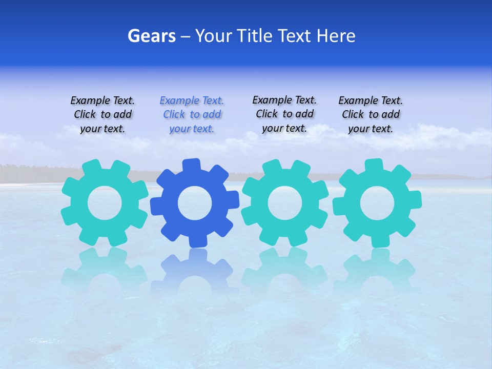 Tahiti Relaxing Vacation PowerPoint Template